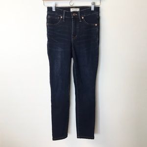 Madewell 9” High-Rise Skinny Jeans in Larkspur Wash - 24